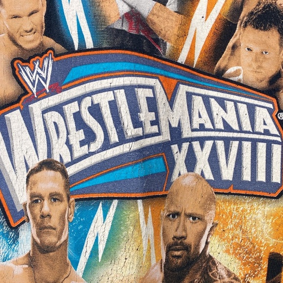 WWE WrestleMania XXVIII Graphic Tee‎ Unisex Kids Size 8 - Picture 7 of 11
